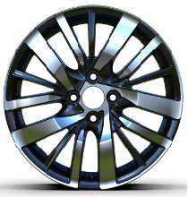 16x6.5 Inch Alloy Wheels 4 Holes Car Rim PCD 4x100, LL-Jk5015166501M-IS98