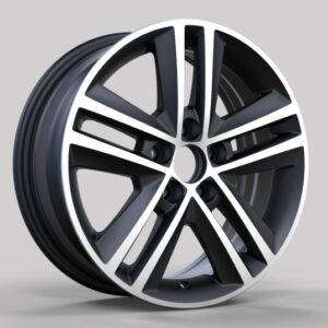 15x6.0 Inch Alloy Wheels 5 Holes Car Rim PCD 5x100, LL-QS110156005M-LQ83