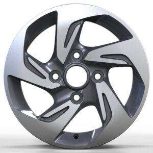 14x5.0 Inch Alloy Wheels 4 Holes Car Rim PCD 4x114.3, LL-QS130145002M-BX51