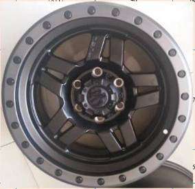 17x8.5 Inch Alloy Wheels 6 Holes Car Rim PCD 6x139.7, LL-QS163178502S-HA33