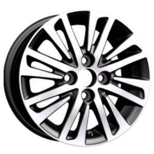 15x5.5 Inch Alloy Wheels 4 Holes Car Rim PCD 4x100, LL-QS166B155501S-YJ63