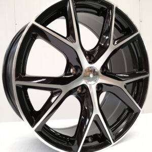 18x8.0 Inch Alloy Wheels 5 Holes Car Rim PCD 5x114.3, LL-QS201188001M-NI7