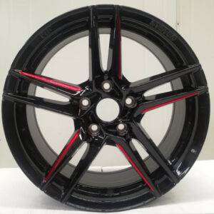 17x7.5 Inch Alloy Wheels 5 Holes Car Rim PCD 5x114.3, LL-QS264177501K-IK58