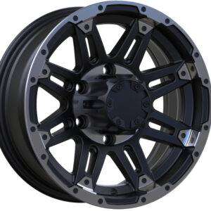 16x8.0 Inch Alloy Wheels 6 Holes Car Rim PCD 6x139.7, LL-QS391168003M-CS50