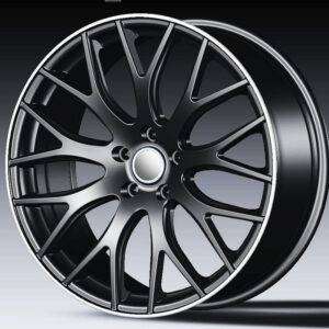 20x8.5 Inch Alloy Wheels 5 Holes Car Rim PCD 5x108, LL-QS392208502W2-BZ71