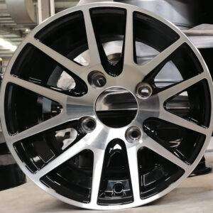 12x7.0 Inch Alloy Wheels 4 Holes Car Rim PCD 4x110, LL-QS425127004S-FA64