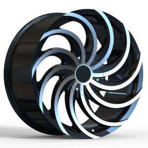 22x10.0 Inch Alloy Wheels 10 Holes Car Rim PCD 10x114.3/139.7, LL-QS465221004M-FK29