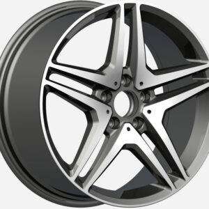 17x7.5 Inch Alloy Wheels 5 Holes Car Rim PCD 5x112, LL-W1303177520M-JH29
