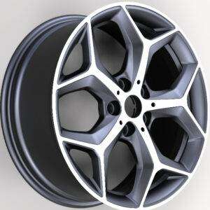 18x7.5 Inch Alloy Wheels 5 Holes Car Rim PCD 5x112, LL-W1623187513M-BP24