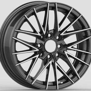 15x6.5 Inch Alloy Wheels 4 Holes Car Rim PCD 4x114.3, LL-ZX2428156504M-NA84