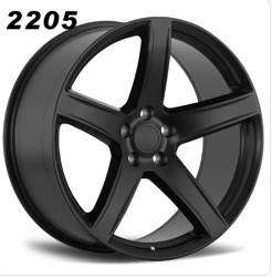 22x9.5 Inch Alloy Wheels 5 Holes Car Rim PCD 5x115, LR-2205-1-NB22