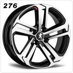 17x6.5 Inch Alloy Wheels 4 Holes Car Rim PCD 4x108, LR-276-2-FY11