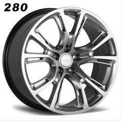 20x9.0 Inch Alloy Wheels 5 Holes Car Rim PCD 5x127, LR-280-3-UW5