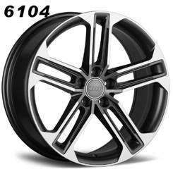 19x8.5 Inch Alloy Wheels 5 Holes Car Rim PCD 5x112, LR-6104-1-PB99