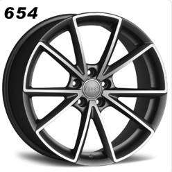 19x8.5 Inch Alloy Wheels 5 Holes Car Rim PCD 5x112, LR-654-6-UY55