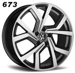 18x8.0 Inch Alloy Wheels 5 Holes Car Rim PCD 5x112, LR-673-2-RH29