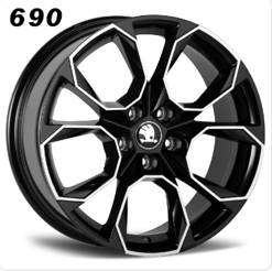 19x8.5 Inch Alloy Wheels 5 Holes Car Rim PCD 5x112, LR-690-3-ZA40