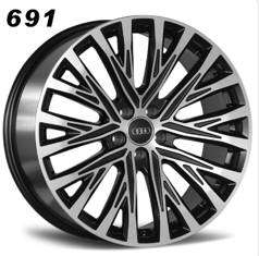 19x8.5 Inch Alloy Wheels 5 Holes Car Rim PCD 5x112, LR-691-9-QA49