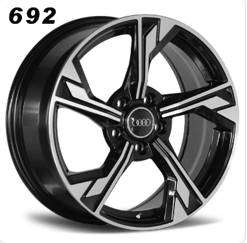 18x8.0 Inch Alloy Wheels 5 Holes Car Rim PCD 5x112, LR-692-2-MS41