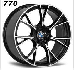 19x8.5 Inch Alloy Wheels 5 Holes Car Rim PCD 5x120, LR-770-12-ZN38