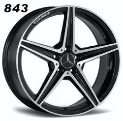 17x7.5 Inch Alloy Wheels 5 Holes Car Rim PCD 5x112, LR-843-8-KA6