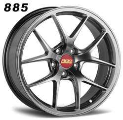 18x8.5 Inch Alloy Wheels 5 Holes Car Rim PCD 5x108, LR-885B-9-RR48