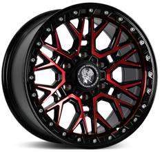 17x8.5 Inch Alloy Wheels 6 Holes Car Rim PCD 6x139.7, LR-B504-9-EO65