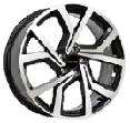 17x7.5 Inch Alloy Wheels 5 Holes Car Rim PCD 5x112, PZ-7522834-BU61