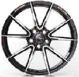 18x8.0 Inch Alloy Wheels 5 Holes Car Rim PCD 5x112, PZ-FF20701880-04-RK34