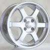 16x7.0 Inch Alloy Wheels 4 Holes Car Rim PCD 4x100, QZ-1382-73-QT68