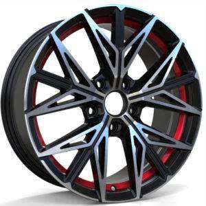 16x6.5 Inch Alloy Wheels 5 Holes Car Rim PCD 5x114.3, QZ-1409-98-JR86