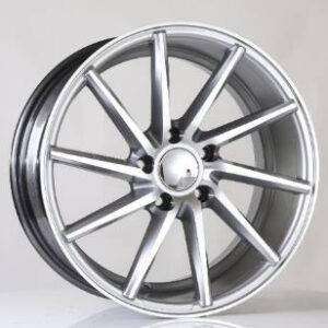 17x7.5 Inch Alloy Wheels 5 Holes Car Rim PCD 5x100, QZ-1441-75-CY81