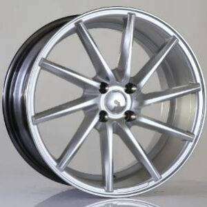 17x8.5 Inch Alloy Wheels 5 Holes Car Rim PCD 5x100, QZ-1441-78-FE86