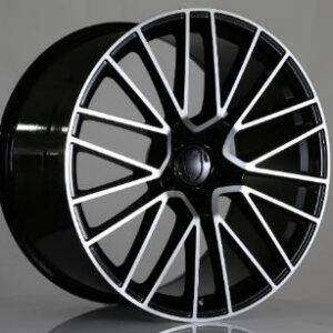 22x11.5 Inch Alloy Wheels 5 Holes Car Rim PCD 5x130, QZ-1486-07-RW89