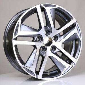 17x6.5 Inch Alloy Wheels 5 Holes Car Rim PCD 5x108, QZ-1486-37-FL63