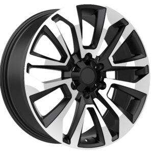 18x7.5 Inch Alloy Wheels 6 Holes Car Rim PCD 6x139.7, QZ-1498-22-DK45