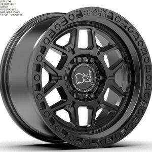 18x9.0 Inch Alloy Wheels 6 Holes Car Rim PCD 6x139.7, QZ-1498-27-GL97