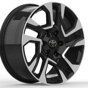 17x7.5 Inch Alloy Wheels 6 Holes Car Rim PCD 6x139.7, QZ-1535-05-KT43