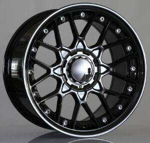 17x8.0 Inch Alloy Wheels 4+5 Holes Car Rim PCD x100, QZ-QC03-09-ZG7