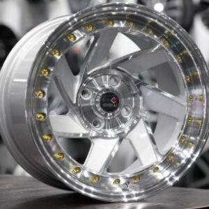 15x8.25 Inch Alloy Wheels 8 Holes Car Rim PCD 8x100/114.3, QZ-QC04-02-LG86