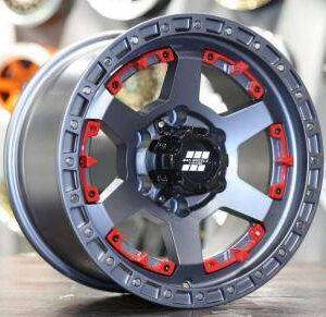 15x8.0 Inch Alloy Wheels 6 Holes Car Rim PCD 6x139.7, QZ-QC05-07-BS49