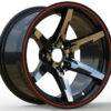15x8.0 Inch Alloy Wheels 10 Holes Car Rim PCD 10x100/114.3, QZ-QC06-02-02-UO62