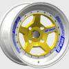 14x7.0 Inch Alloy Wheels 8 Holes Car Rim PCD 8x100/114.3, QZ-QC06-15-PD25