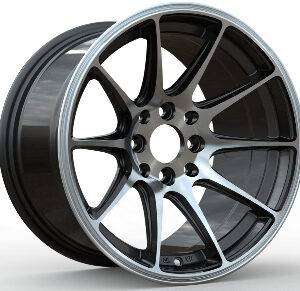 15x8.0 Inch Alloy Wheels 8 Holes Car Rim PCD 8x100/114.3, QZ-QC08-12-BH11