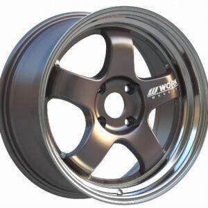 15x8.25 Inch Alloy Wheels 8 Holes Car Rim PCD 8x100/114.3, QZ-QC14-07-TY66