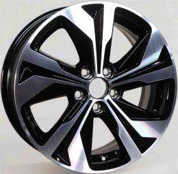 16x6.5 Inch Alloy Wheels 5 Holes Car Rim PCD 5x100, RF-19006-LX1