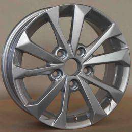 15x6.0 Inch Alloy Wheels 5 Holes Car Rim PCD 5x114.3, RF-5130-CI14