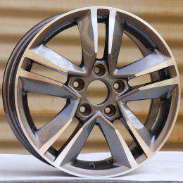 16x6.5 Inch Alloy Wheels 5 Holes Car Rim PCD 5x114.3, RF-6033-PG59