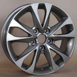 16x6.5 Inch Alloy Wheels 5 Holes Car Rim PCD 5x114.3, RF-6110-IA68