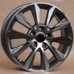 17x6.5 Inch Alloy Wheels 5 Holes Car Rim PCD 5x114.3, RF-7022-HX4